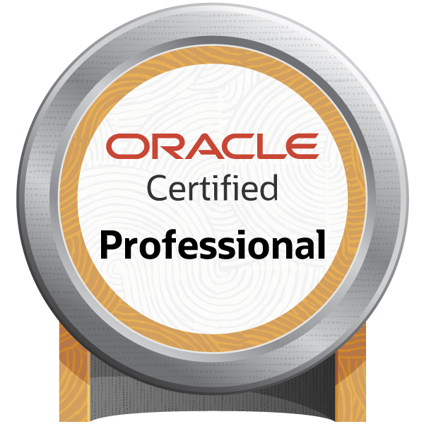 Oracle Certified Professional, Java SE 8 Programmer badge